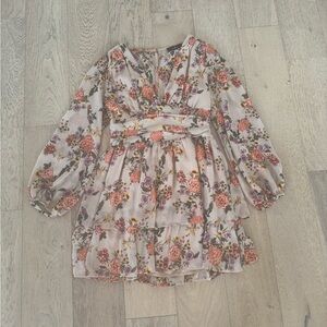Lulus Floral Dress Small